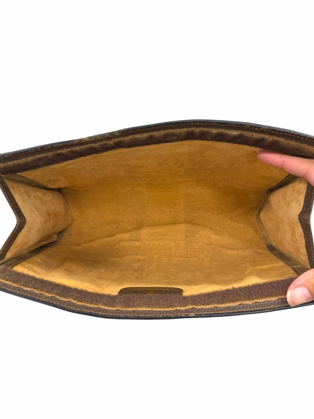 ❌SOLD❌ Vintage Gucci GG Supreme Sherry Line Clutch (Accessory Collection) - Picture 7 of 9